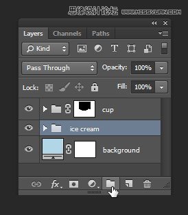 Photoshop绘制美味可口的冰淇淋图标教程