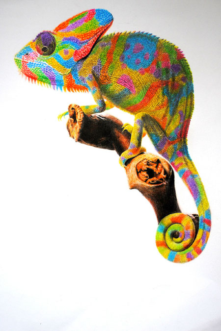 Photoshop设计超酷的炫彩海报效果图