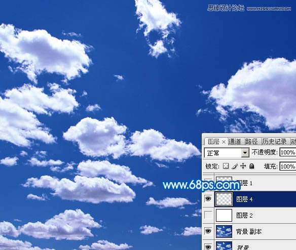 Photoshop制作时尚大气的云朵艺术字教程