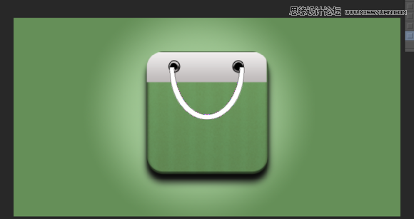 Photoshop设计逼真的购物袋APP图标