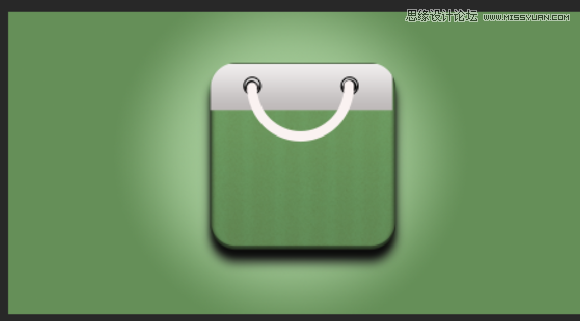 Photoshop设计逼真的购物袋APP图标