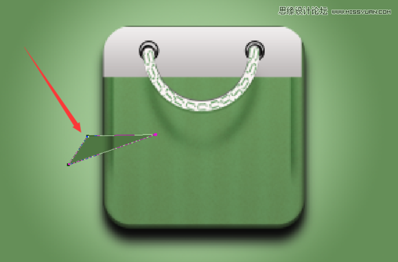 Photoshop设计逼真的购物袋APP图标