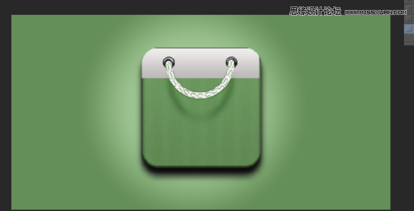 Photoshop设计逼真的购物袋APP图标