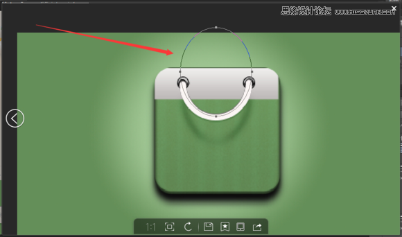 Photoshop设计逼真的购物袋APP图标