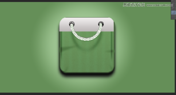 Photoshop设计逼真的购物袋APP图标