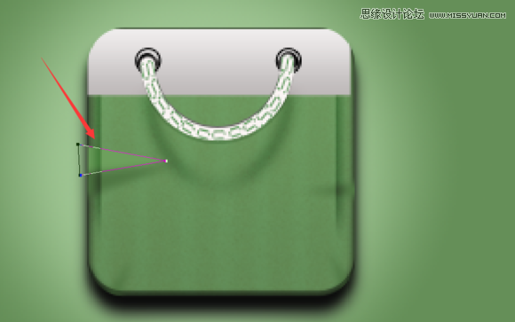 Photoshop设计逼真的购物袋APP图标