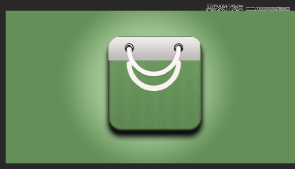 Photoshop设计逼真的购物袋APP图标