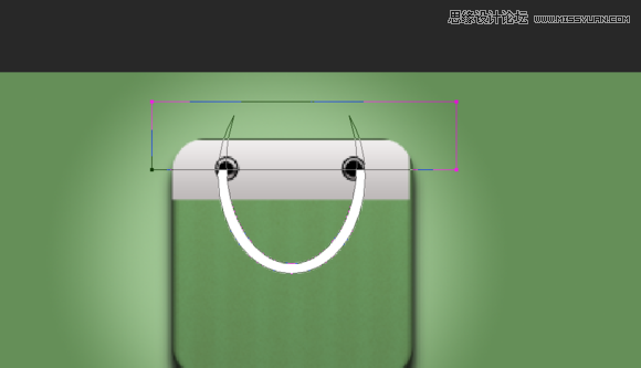 Photoshop设计逼真的购物袋APP图标