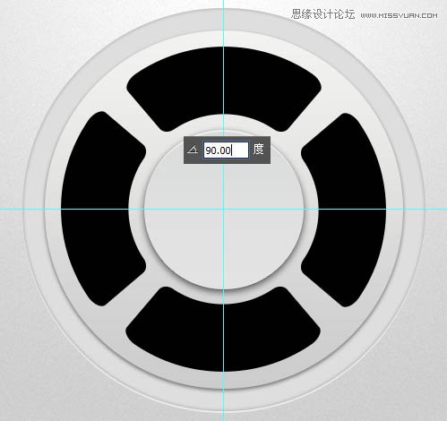 Photoshop设计时尚质感的播放器图标