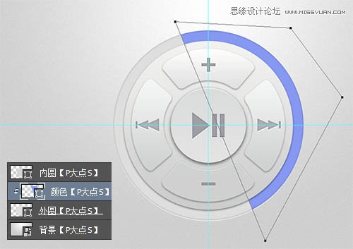 Photoshop设计时尚质感的播放器图标