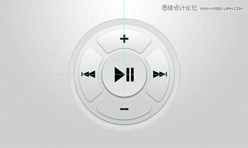 Photoshop设计时尚质感的播放器图标