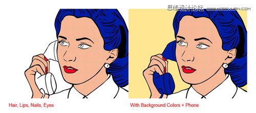 Photoshop把数码照片转矢量风格人像效果