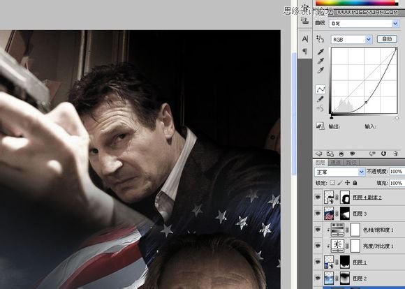 Photoshop设计刺客的子弹好莱坞电影海报
