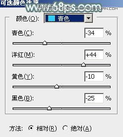 Photoshop调出外景人像唯美的暖色效果