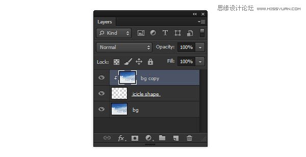 Photoshop绘制逼真的冰凌棱柱效果图