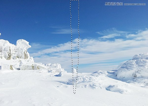 Photoshop绘制逼真的冰凌棱柱效果图