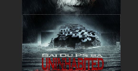 Photoshop设计时尚的禁闭岛电影海报效果