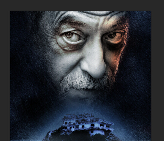 Photoshop设计时尚的禁闭岛电影海报效果