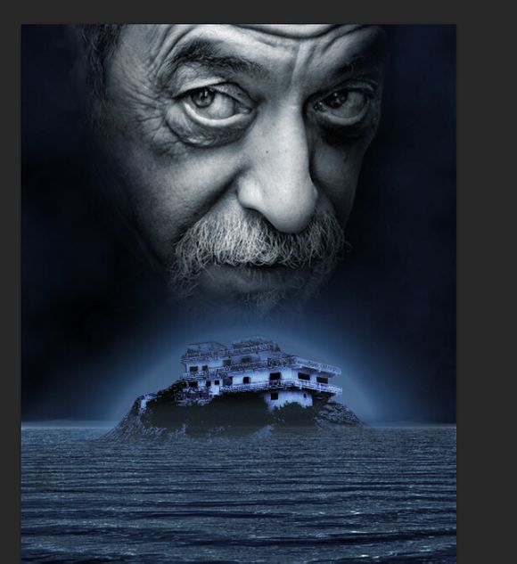 Photoshop设计时尚的禁闭岛电影海报效果