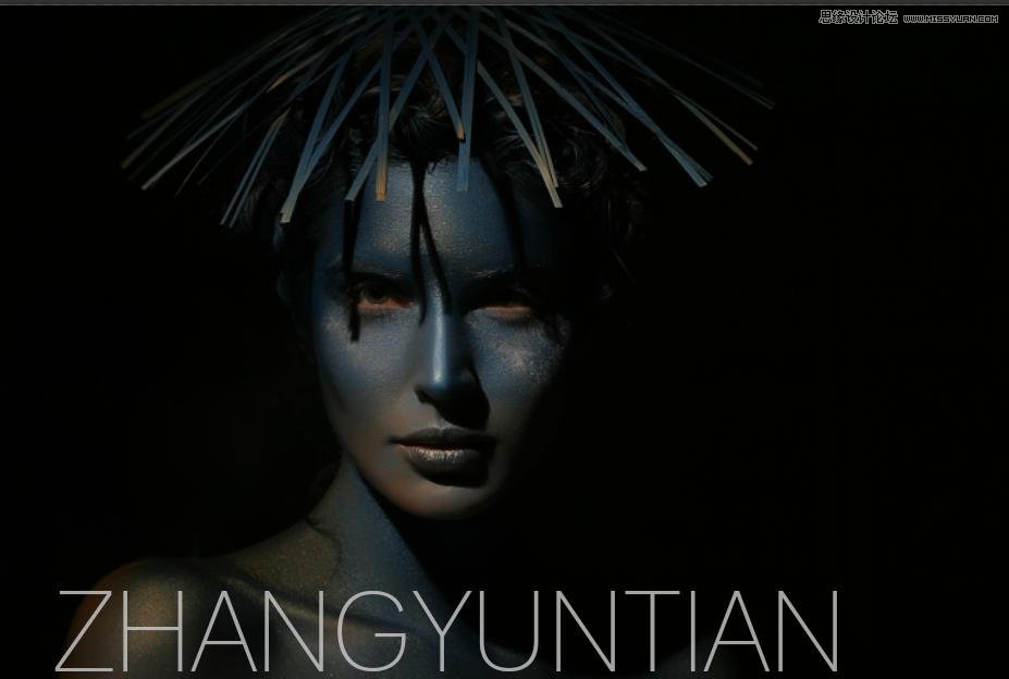 Photoshop调出时尚质感的商业大片效果