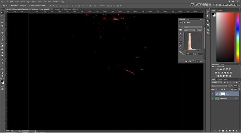 Photoshop给灰蒙蒙的水下照片变清晰通透