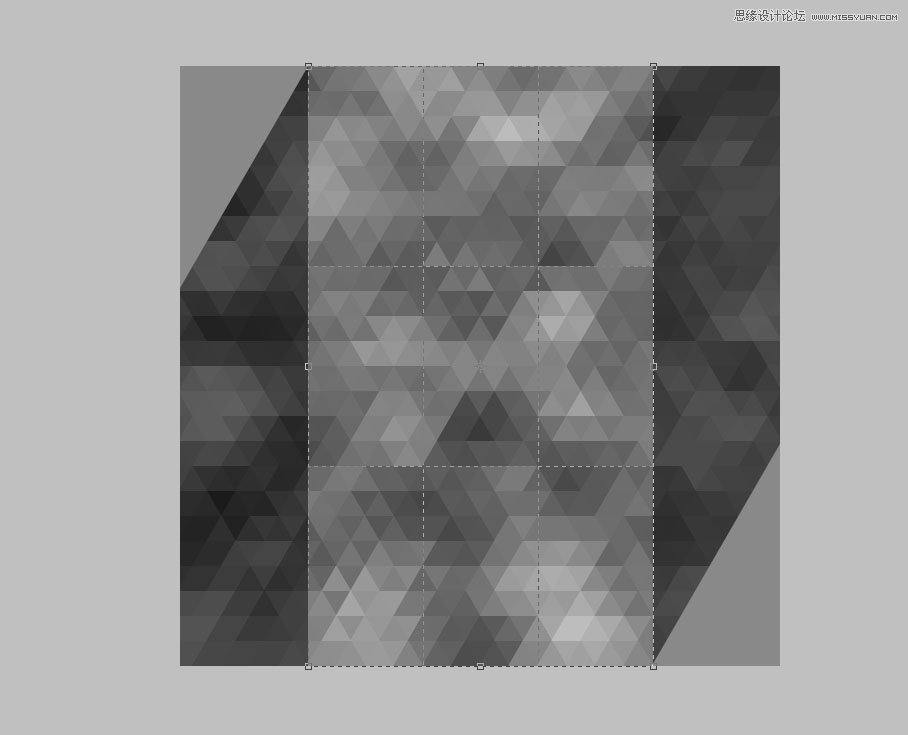 Photoshop快速绘制炫彩的马赛克背景