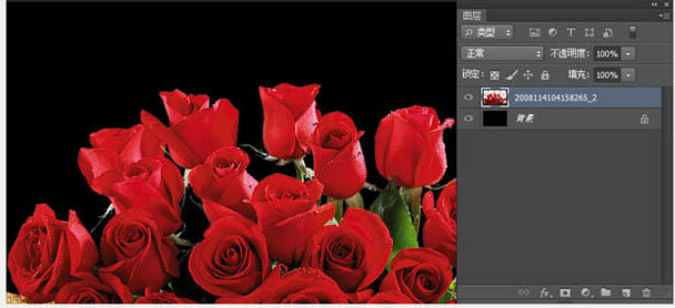 Photoshop制作烈焰中燃烧的玫瑰效果图