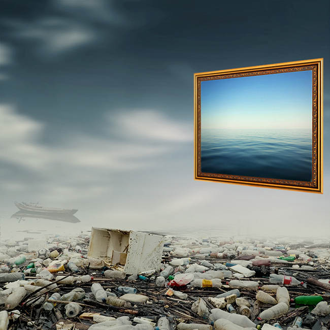 Photoshop合成创意风格的环保海报教程