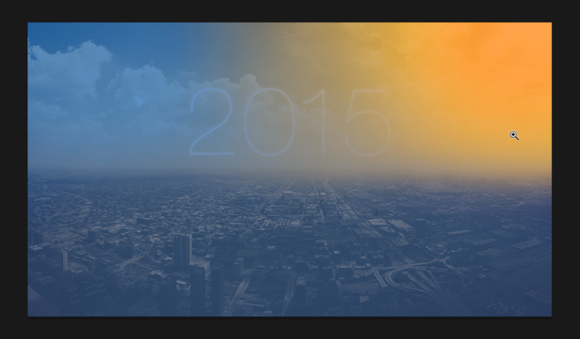 Photoshop设计超酷的2015海报教程