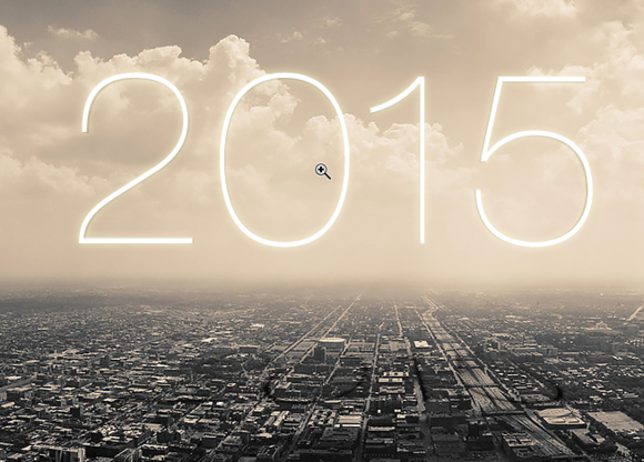 Photoshop设计超酷的2015海报教程