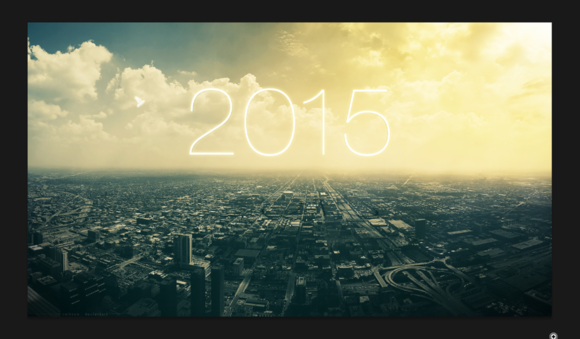 Photoshop设计超酷的2015海报教程