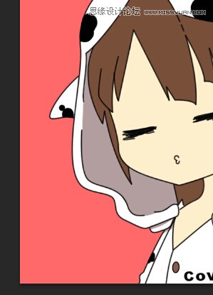 Photoshop绘制卡通风格的QQ头像教程