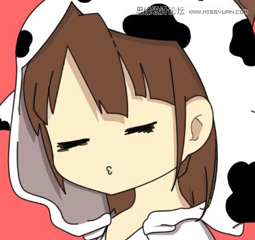 Photoshop绘制卡通风格的QQ头像教程