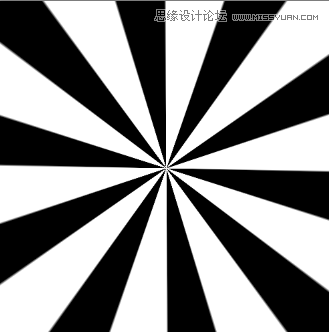 Photoshop简单方法制作放射性背景教程