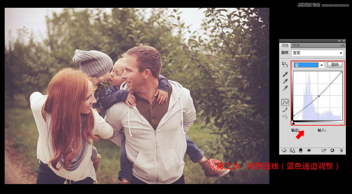 Photoshop调出欧美人像甜美的暖色效果