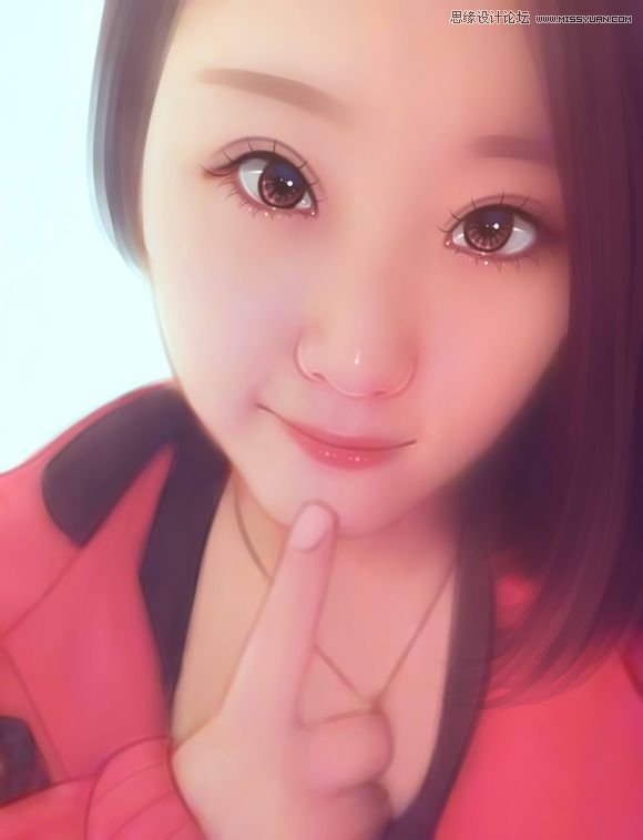 Photoshop把手机模糊照片转手绘效果