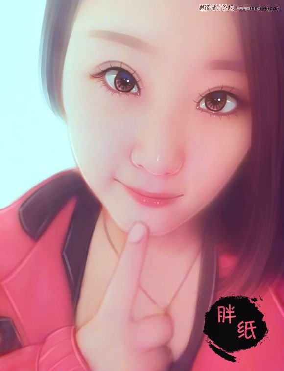Photoshop把手机模糊照片转手绘效果