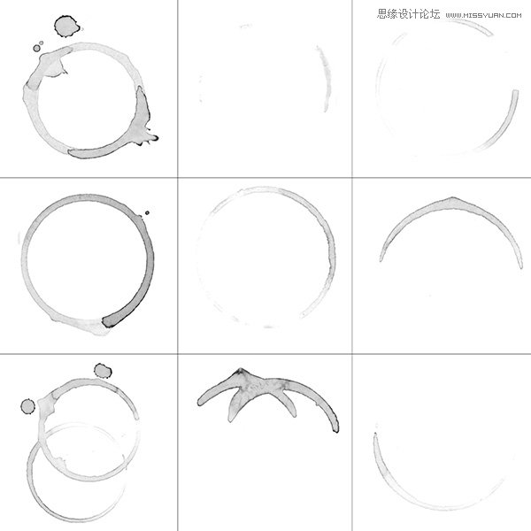 Photoshop制作独一无二的咖啡污渍笔刷