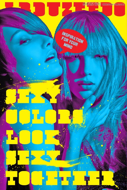 Photoshop设计另类风格的人像海报教程