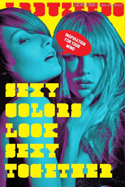 Photoshop设计另类风格的人像海报教程