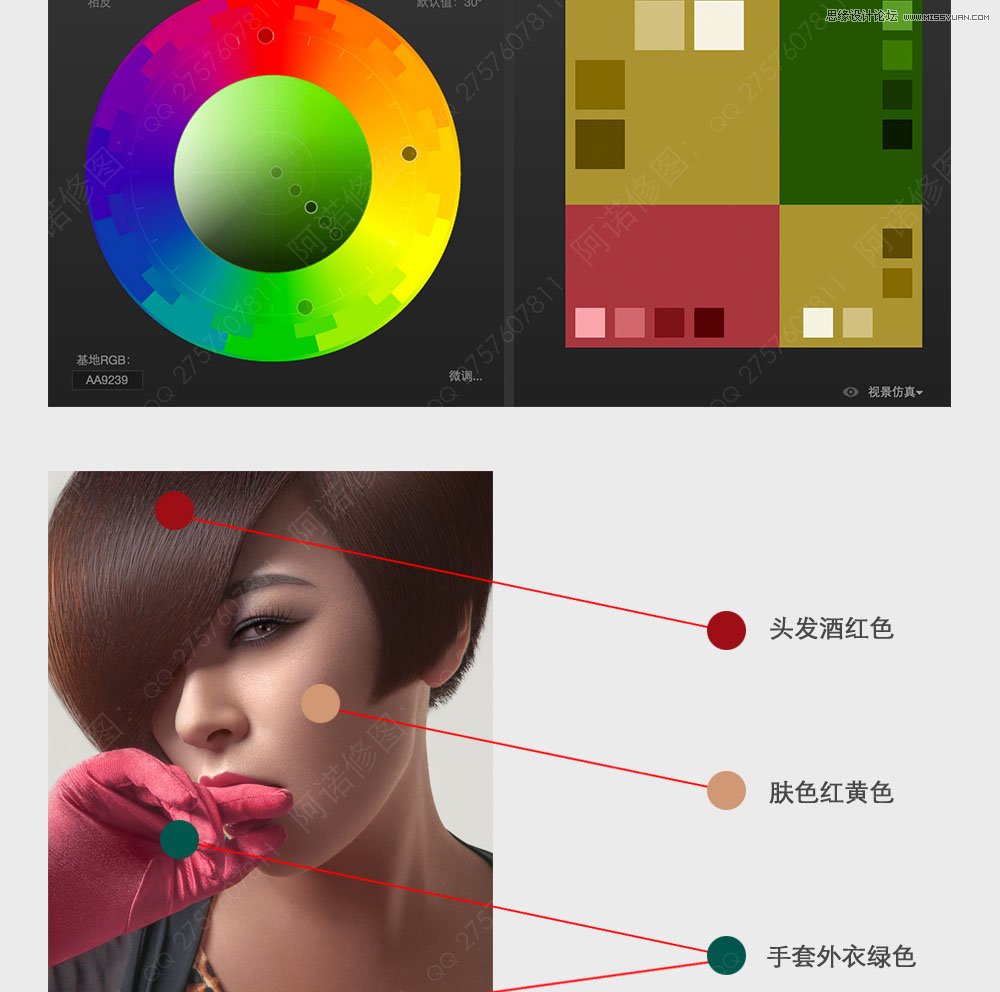 Photoshop调出人像照片超质感的妆面修图