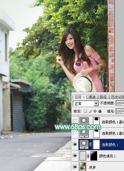Photoshop调出可爱美女柔美暖色效果