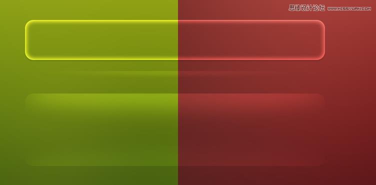 Photoshop制作透明风格的网页导航条