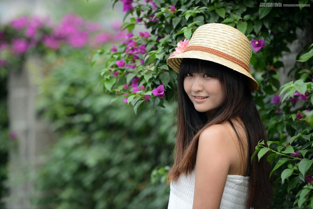 Photoshop调出可爱女孩柔美的日系暖色调