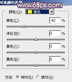 Photoshop调出外景女孩秋季唯美黄色调