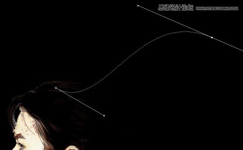 Photoshop使用滤镜和画笔制作人像插画效果