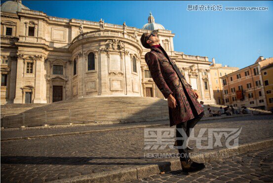 Photoshop调出外景照片超质感的复古冷色调