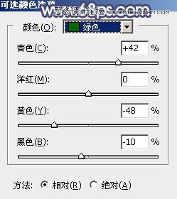 Photoshop调出树下女孩甜美的暖色调