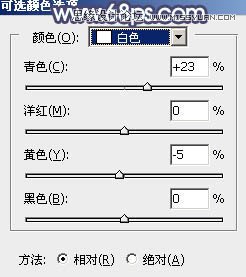 Photoshop调出树下女孩甜美的暖色调