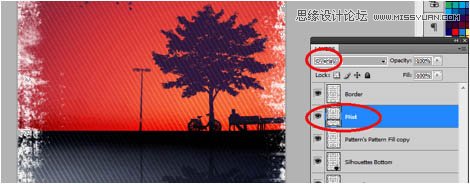 Photoshop设计剪影风格颓废海报效果